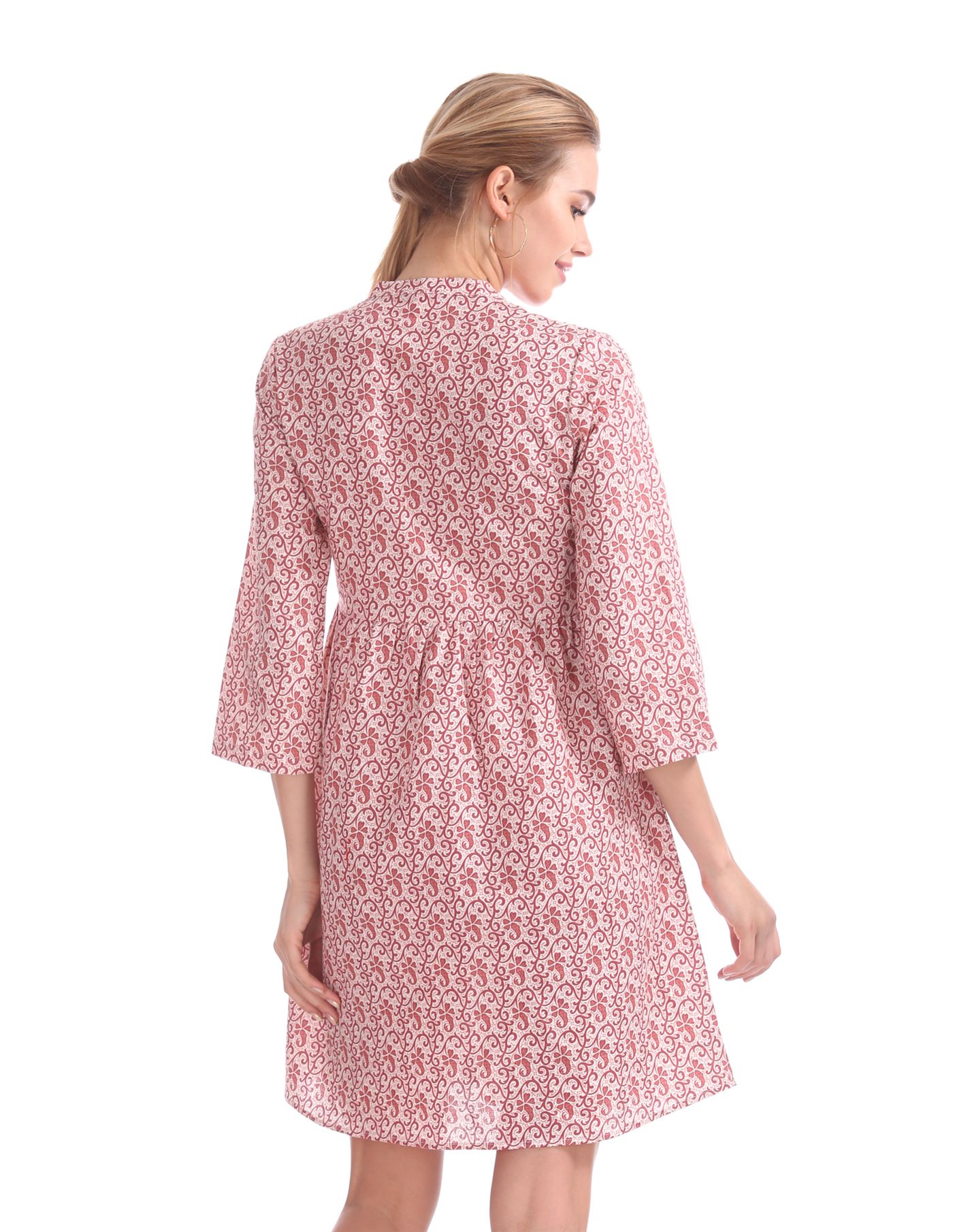 U.S. Polo Assn. Women Casual Wear Printed Dress